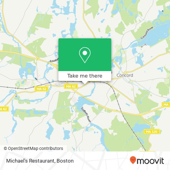 Mapa de Michael's Restaurant
