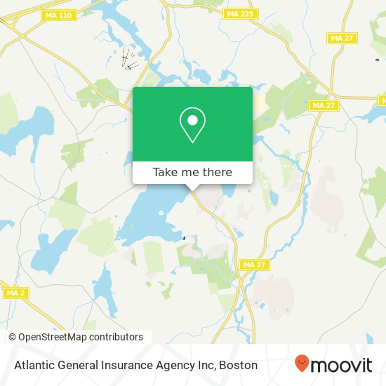 Mapa de Atlantic General Insurance Agency Inc