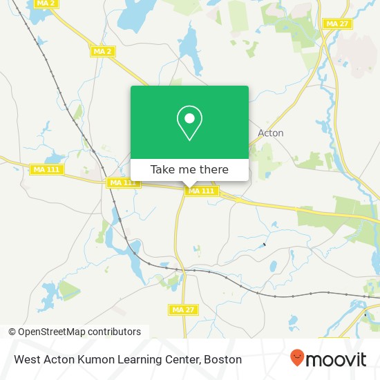 West Acton Kumon Learning Center map