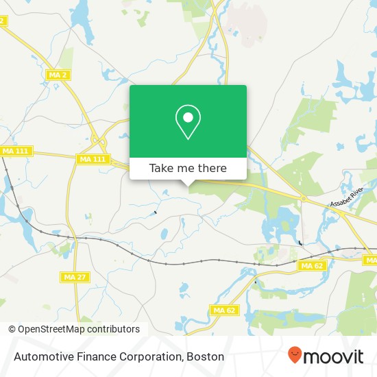 Mapa de Automotive Finance Corporation