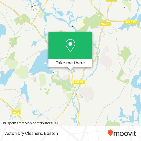 Acton Dry Cleaners map