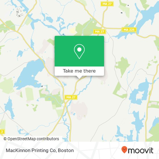 Mapa de MacKinnon Printing Co