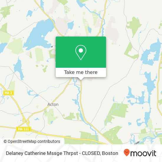 Mapa de Delaney Catherine Mssge Thrpst - CLOSED