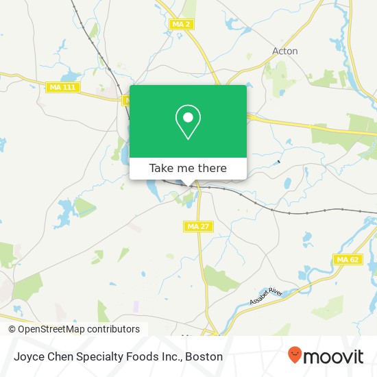 Joyce Chen Specialty Foods Inc. map