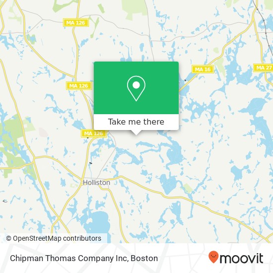 Mapa de Chipman Thomas Company Inc