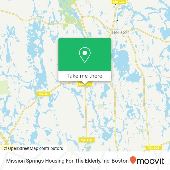 Mission Springs Housing For The Elderly, Inc map