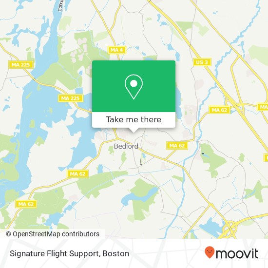 Signature Flight Support map