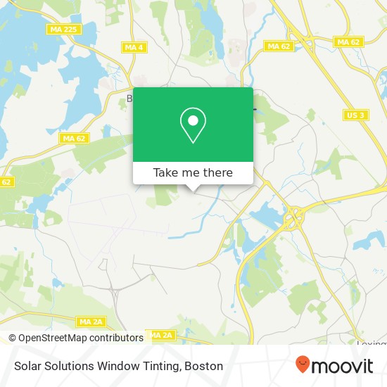 Mapa de Solar Solutions Window Tinting