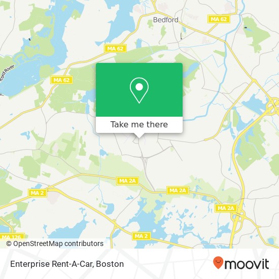 Mapa de Enterprise Rent-A-Car