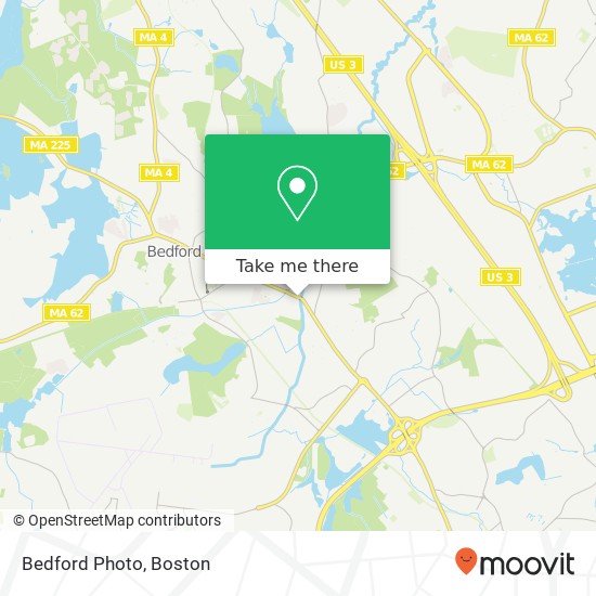 Mapa de Bedford Photo