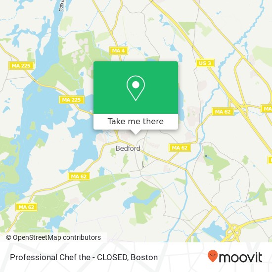 Professional Chef the - CLOSED map