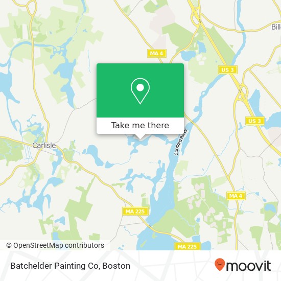 Batchelder Painting Co map