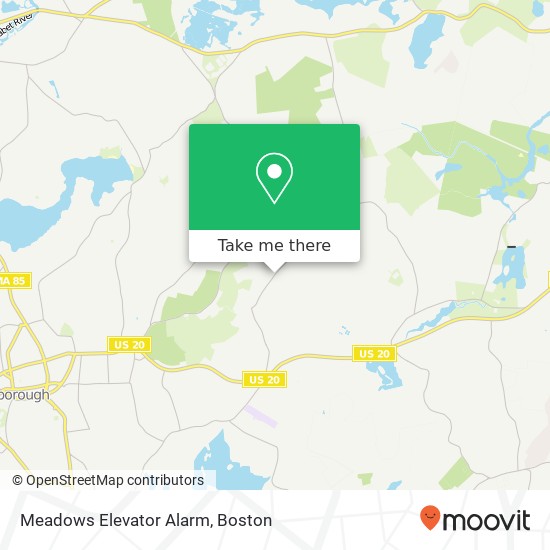 Meadows Elevator Alarm map