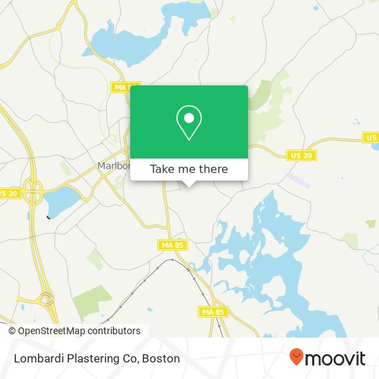 Lombardi Plastering Co map