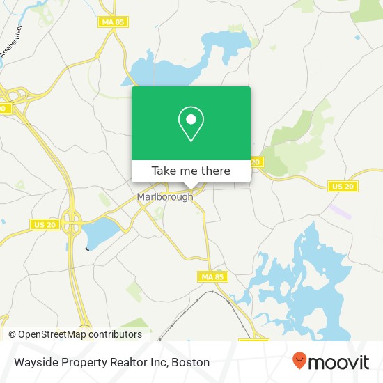 Mapa de Wayside Property Realtor Inc