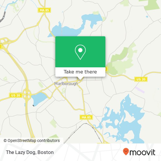 The Lazy Dog map