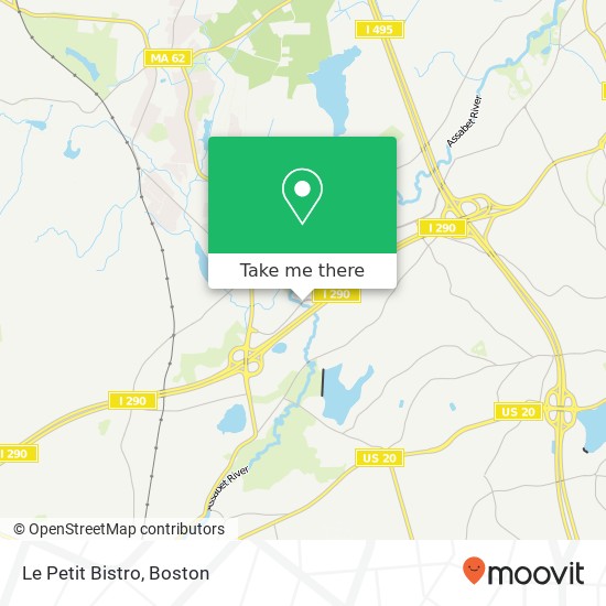 Le Petit Bistro map