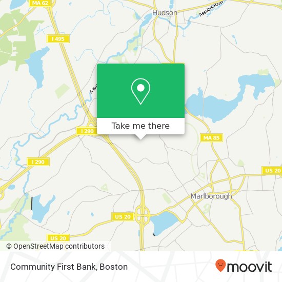 Mapa de Community First Bank