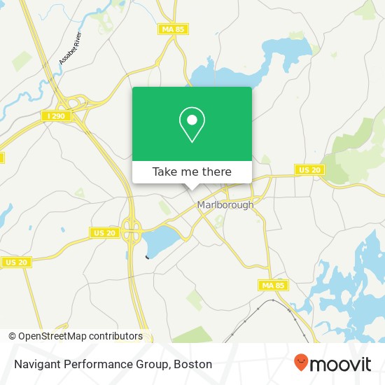 Navigant Performance Group map