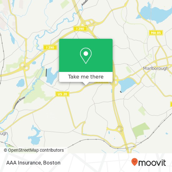 AAA Insurance map