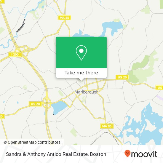 Mapa de Sandra & Anthony Antico Real Estate