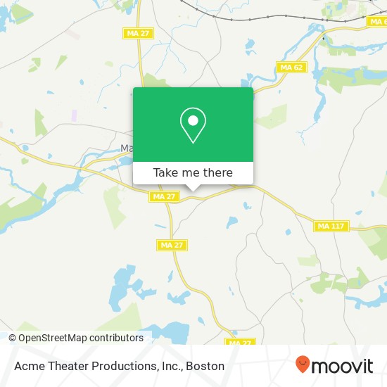 Acme Theater Productions, Inc. map