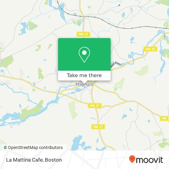 La Mattina Cafe map