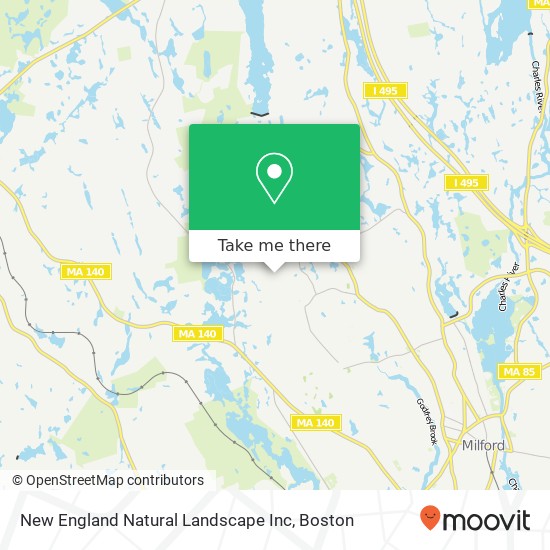 Mapa de New England Natural Landscape Inc