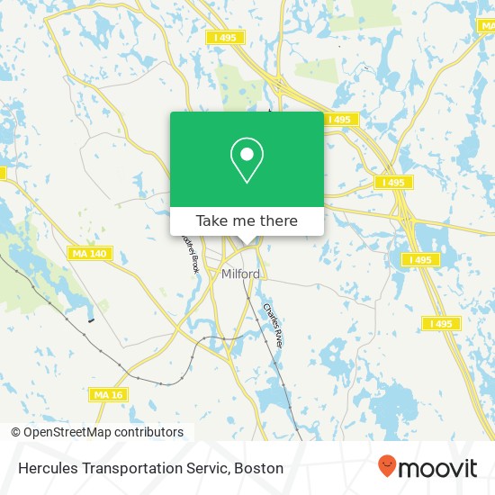 Hercules Transportation Servic map