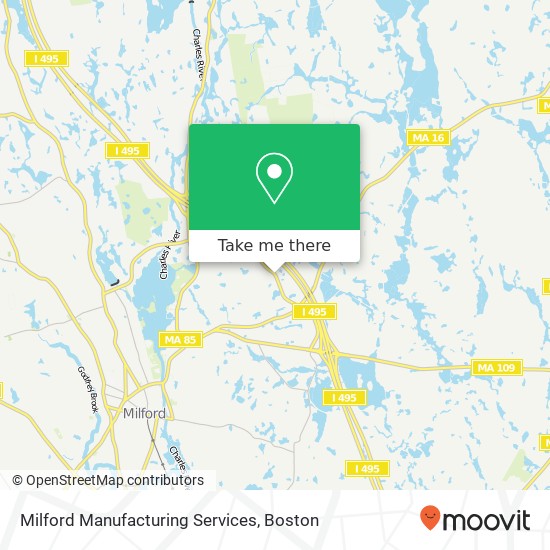 Mapa de Milford Manufacturing Services