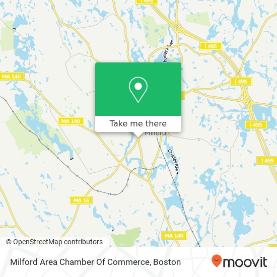 Mapa de Milford Area Chamber Of Commerce