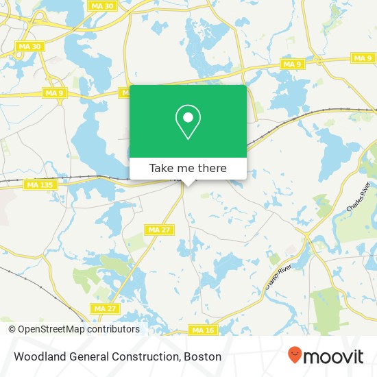 Woodland General Construction map