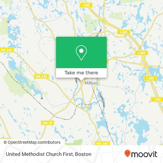 United Methodist Church First map