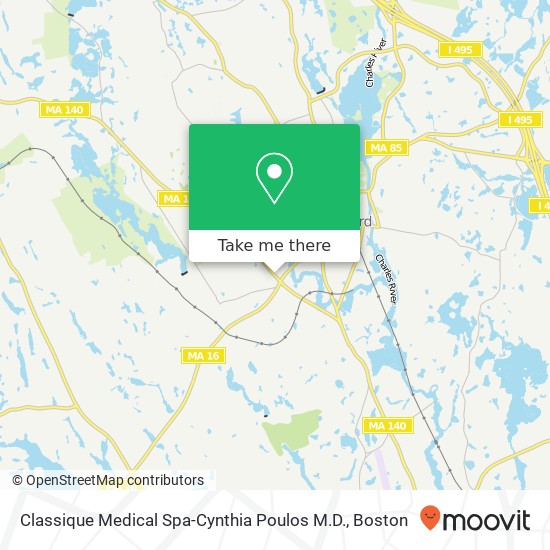 Classique Medical Spa-Cynthia Poulos M.D. map