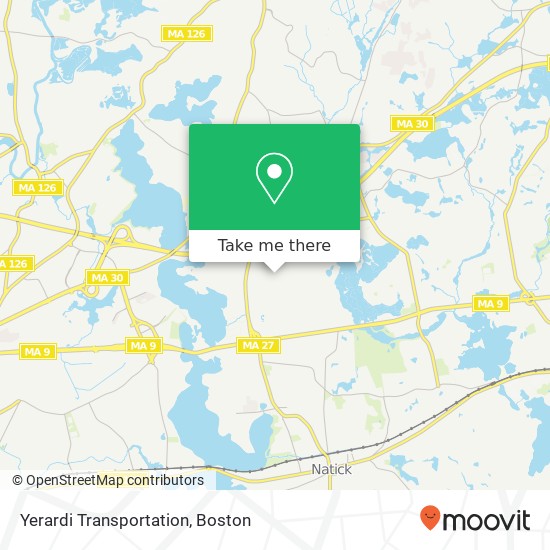 Yerardi Transportation map