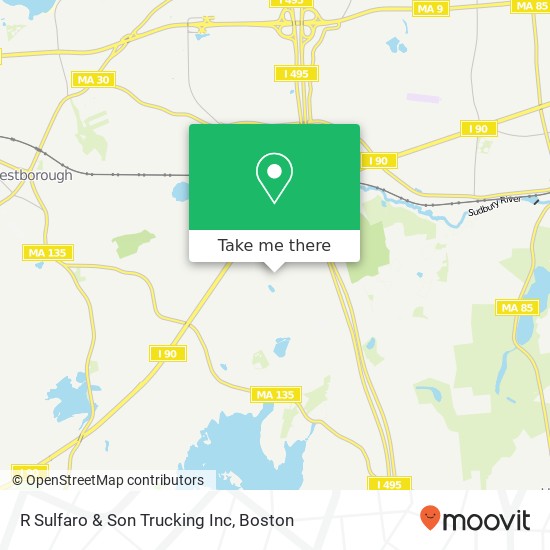 R Sulfaro & Son Trucking Inc map