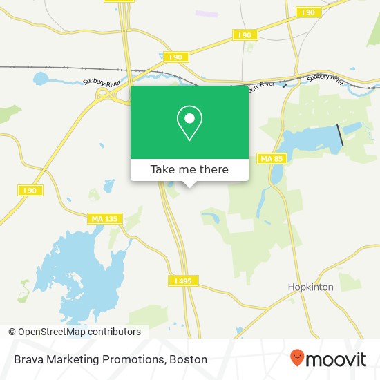 Brava Marketing Promotions map