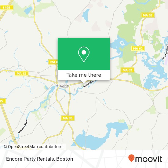 Encore Party Rentals map