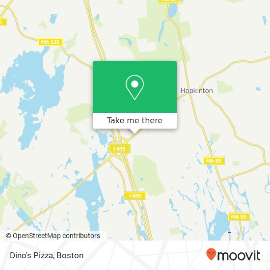 Mapa de Dino's Pizza