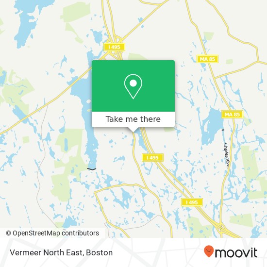 Vermeer North East map