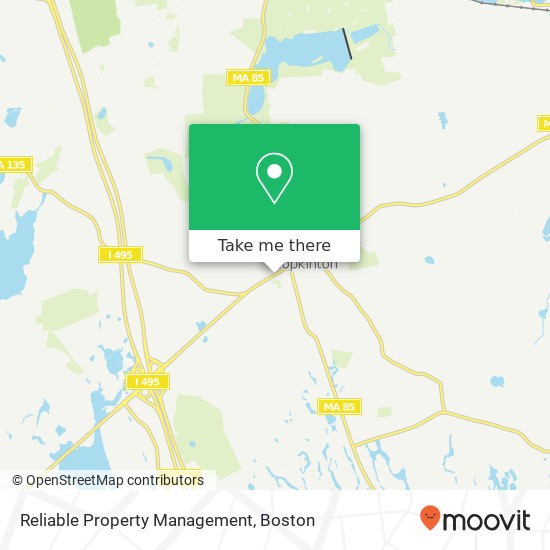 Reliable Property Management map