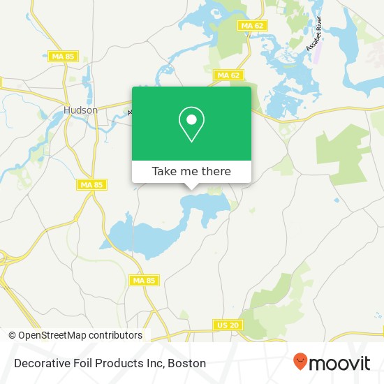 Decorative Foil Products Inc map