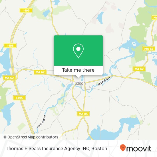 Mapa de Thomas E Sears Insurance Agency INC