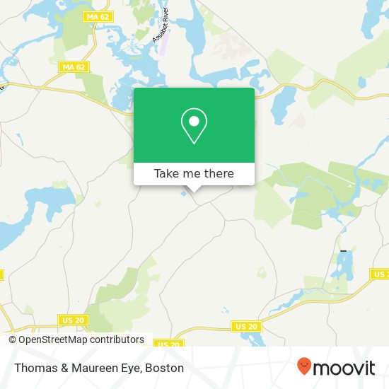 Thomas & Maureen Eye map