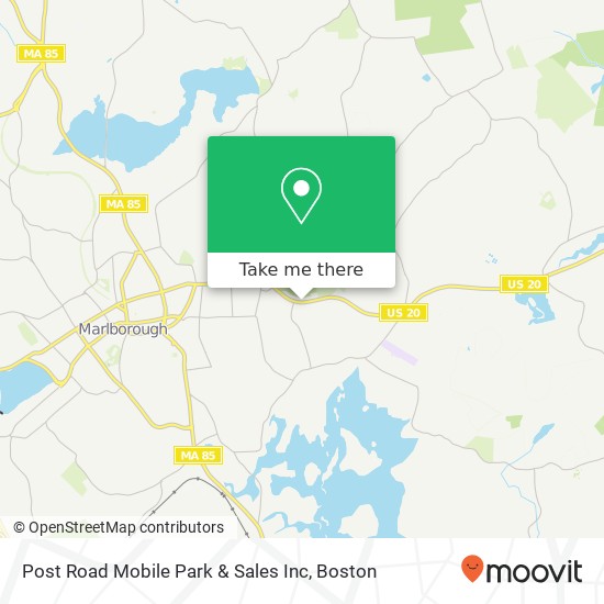 Post Road Mobile Park & Sales Inc map