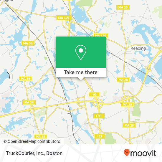 TruckCourier, Inc. map