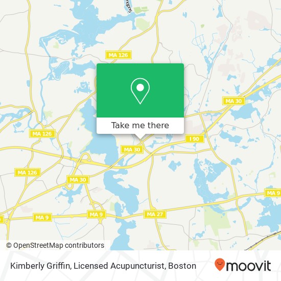 Kimberly Griffin, Licensed Acupuncturist map