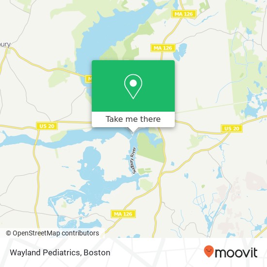 Mapa de Wayland Pediatrics