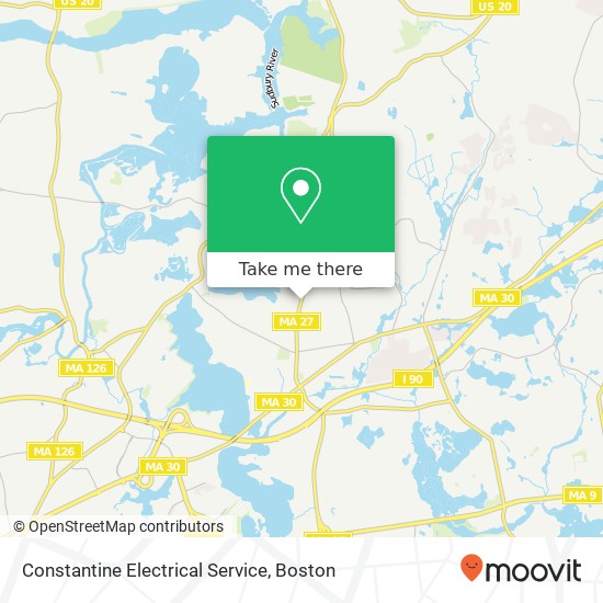 Constantine Electrical Service map