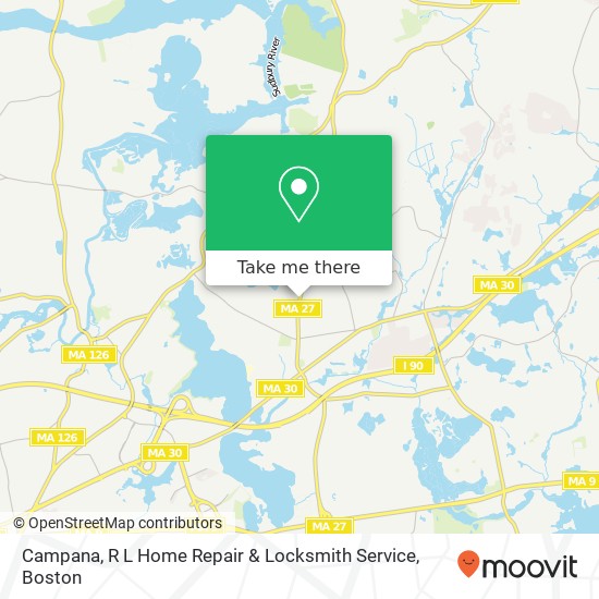 Mapa de Campana, R L Home Repair & Locksmith Service